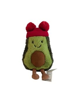 NWT Jellycat Amusable Bobble Avocado Retired Rare Small Holiday Soft Plush Kids